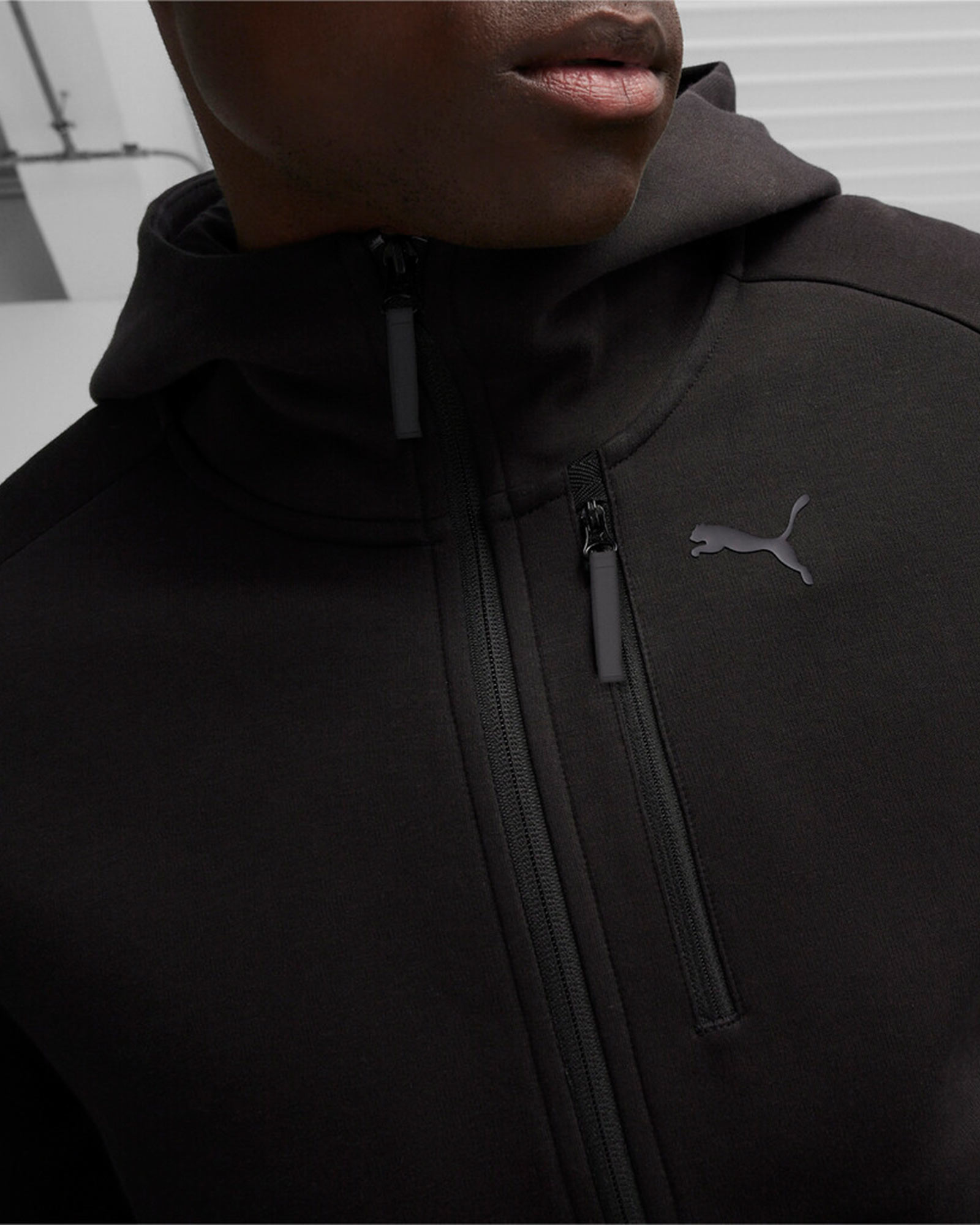 624385 PUMATECH FZ HOODIE DK