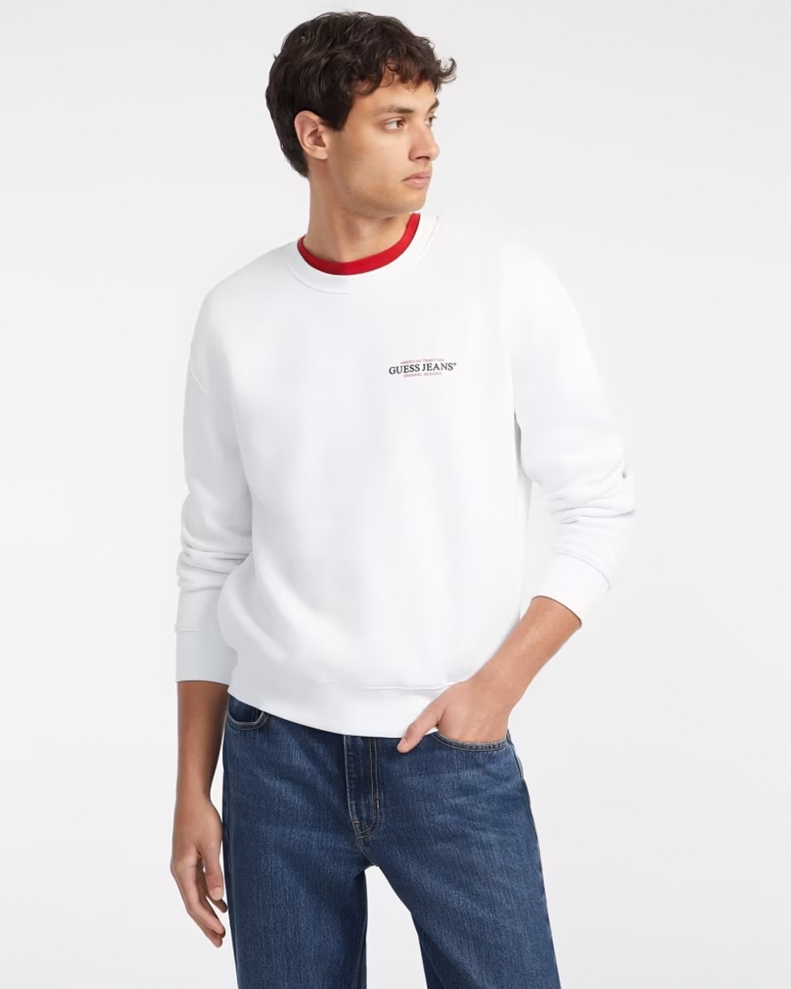 GUESS JEANS GJ CN REG AMERICAN T - ORGANIC CO RECYCLE POLY 365 ΦΟΥΤΕΡ