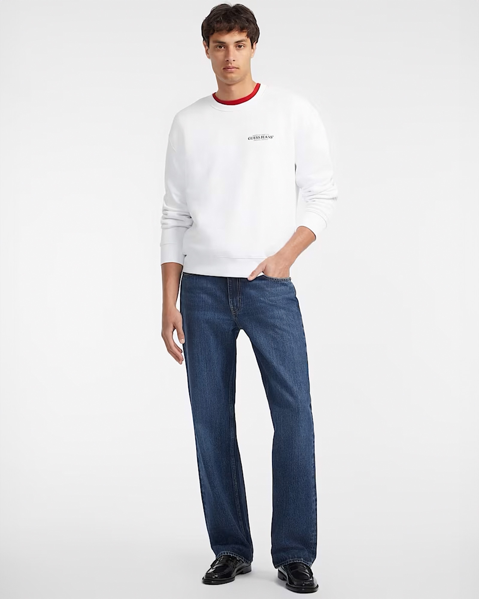 GUESS JEANS GJ CN REG AMERICAN T - ORGANIC CO RECYCLE POLY 365 ΦΟΥΤΕΡ