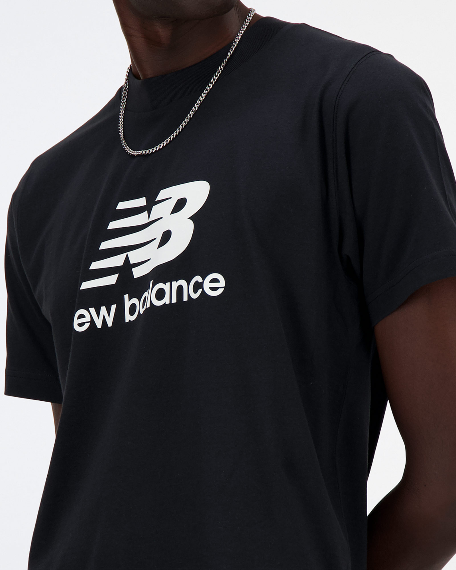 NEW BALANCE MT41502 STACKED LOGO T-SHIRT