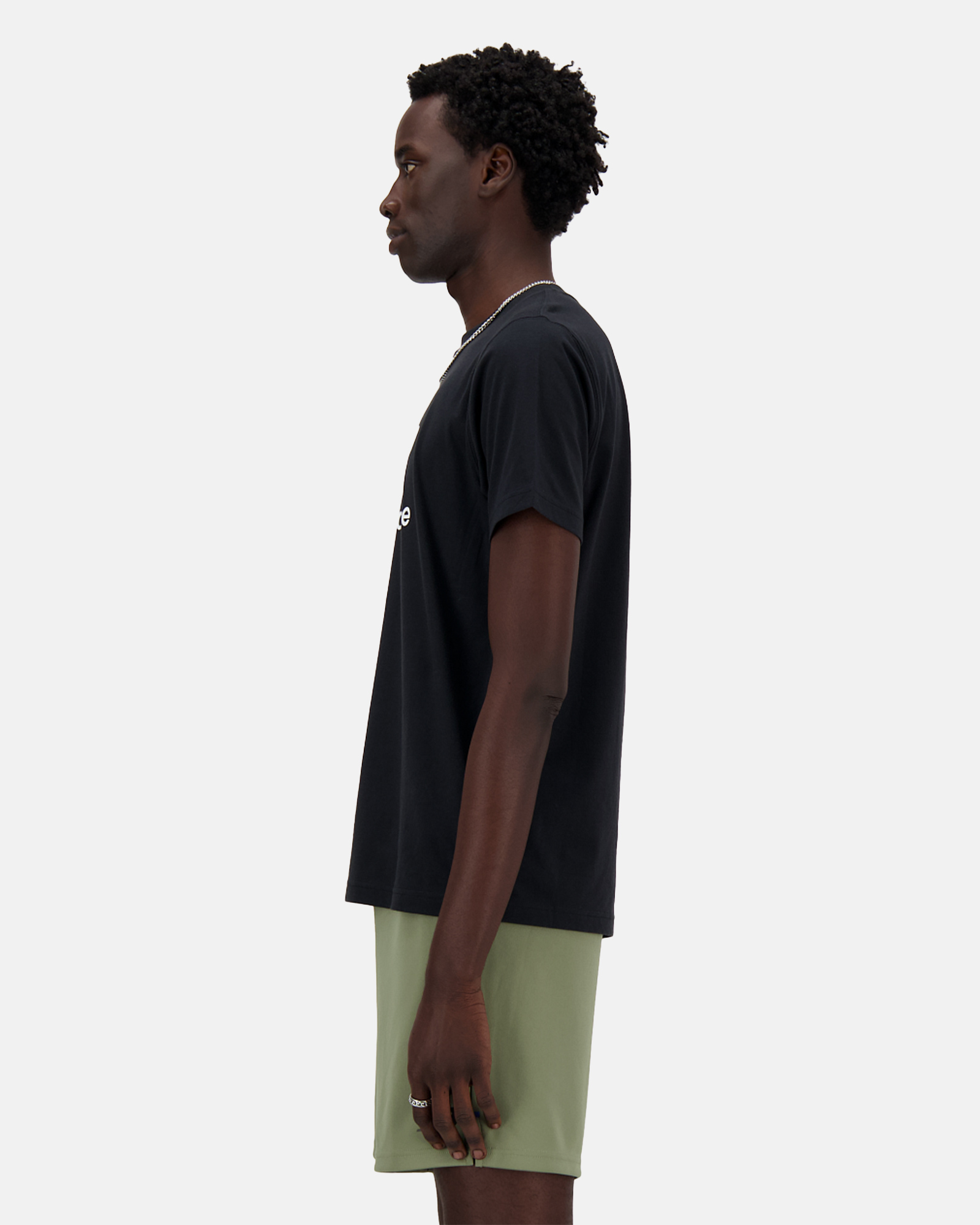 NEW BALANCE MT41502 STACKED LOGO T-SHIRT