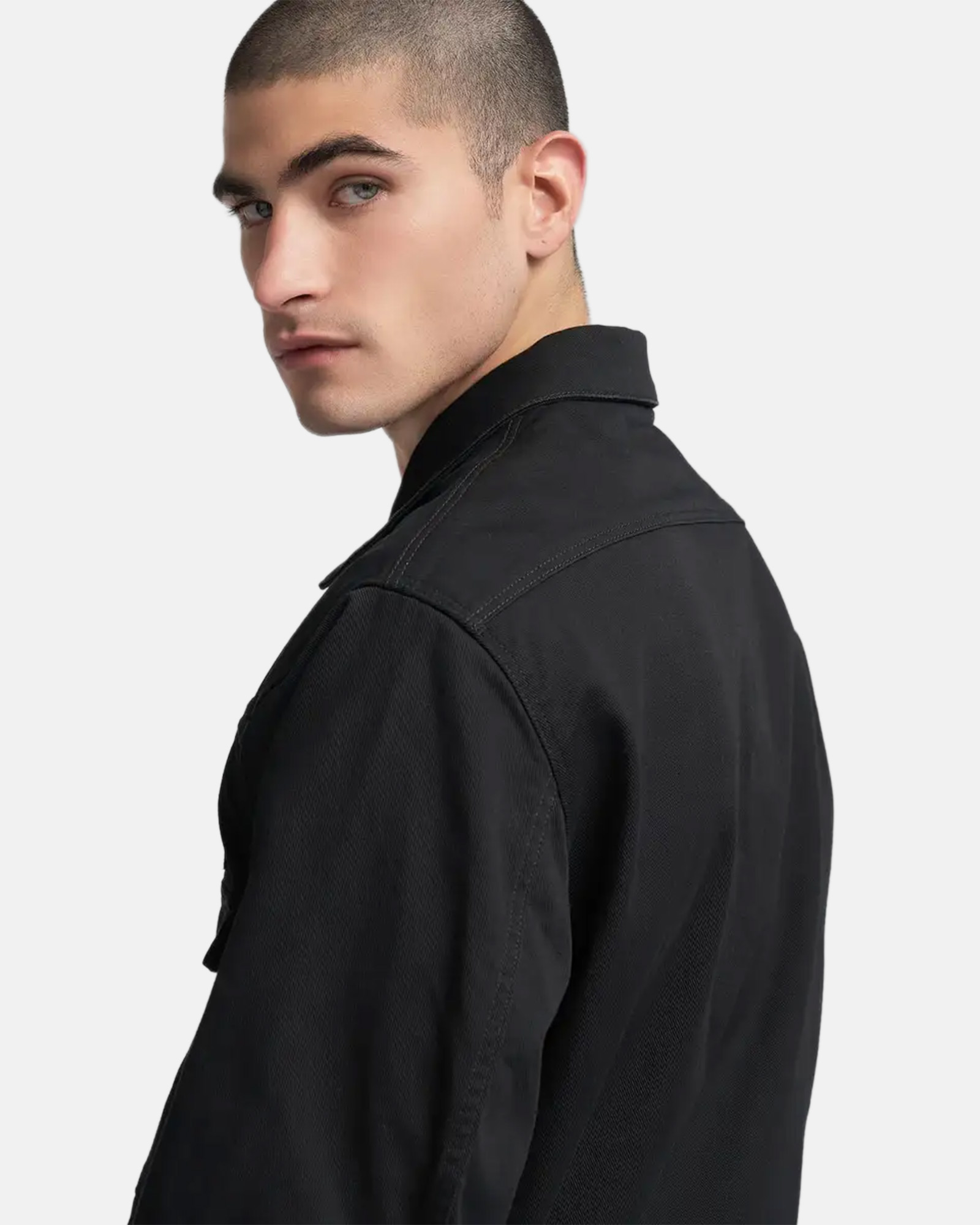 REPLAY 11 OZ BLACK OD BLACK COMFORT DENIM