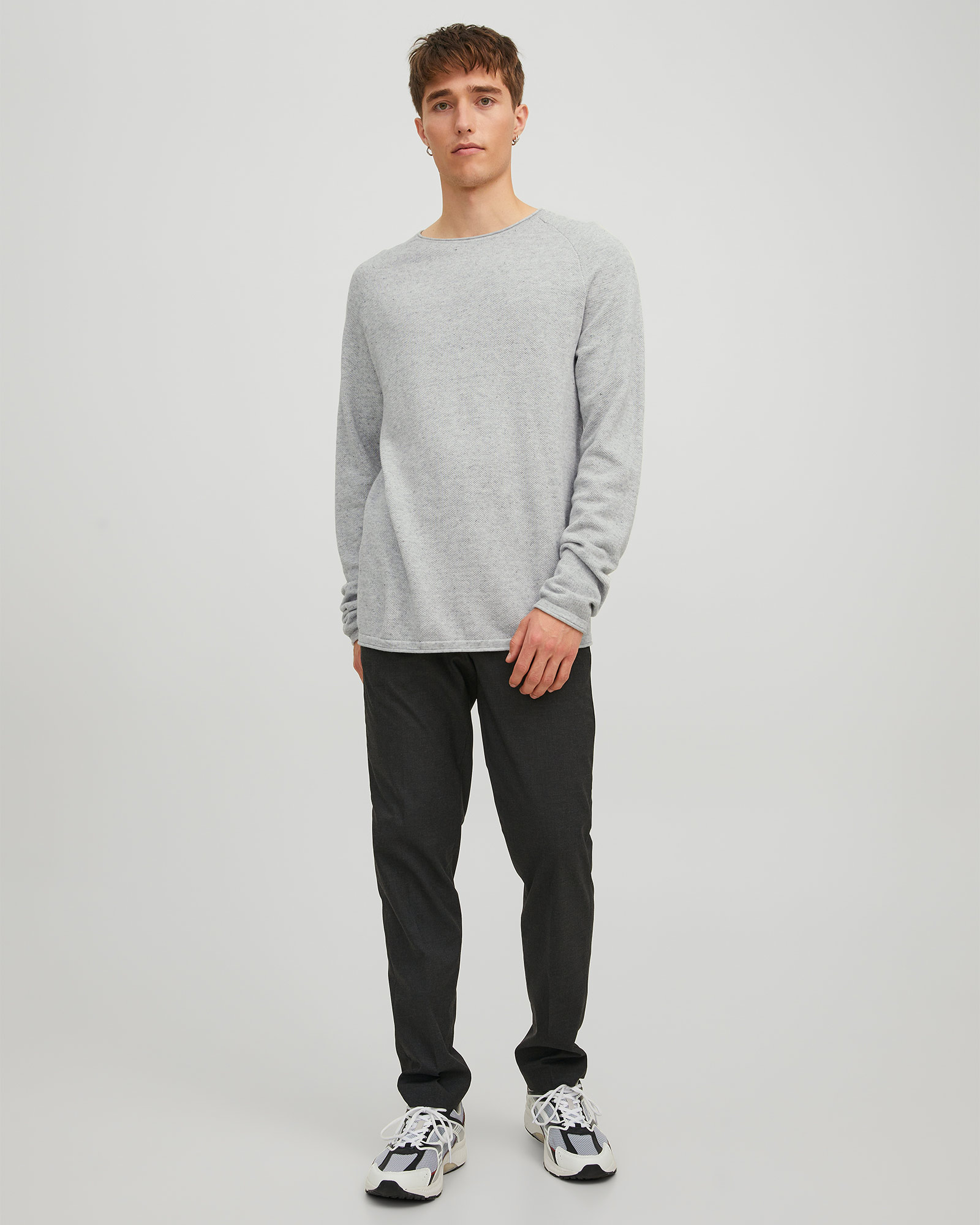 JACK & JONES JJEHILL KNIT CREW NECK NOOS