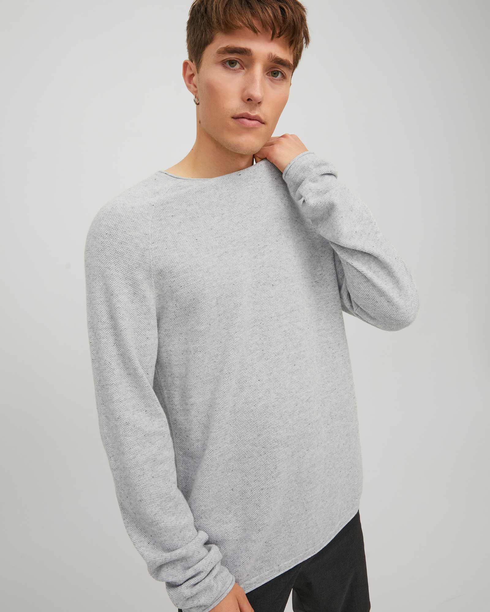 JACK & JONES JJEHILL KNIT CREW NECK NOOS