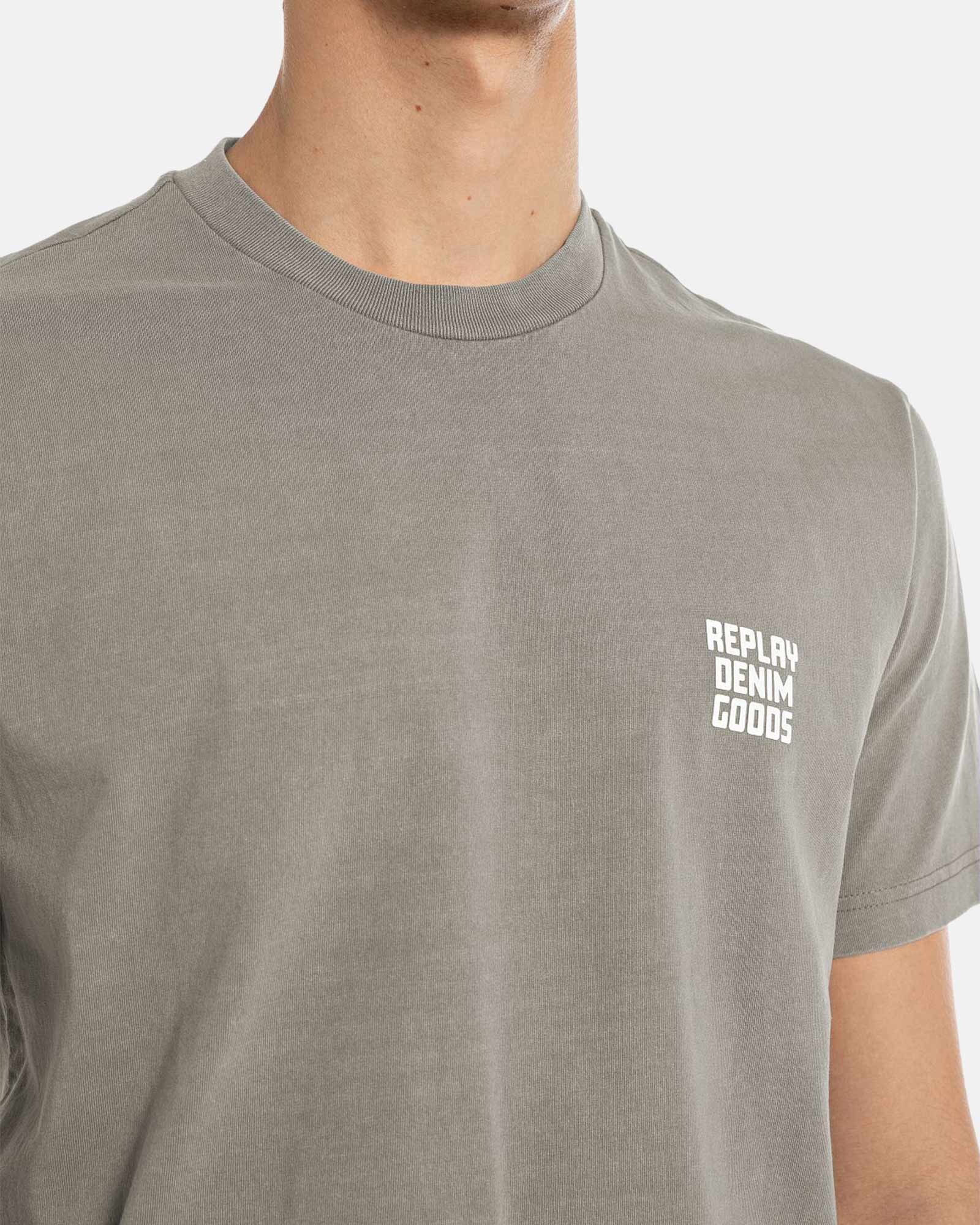 REPLAY M3238 .000.22662G T-SHIRT IN JERSEY WITH LOGO