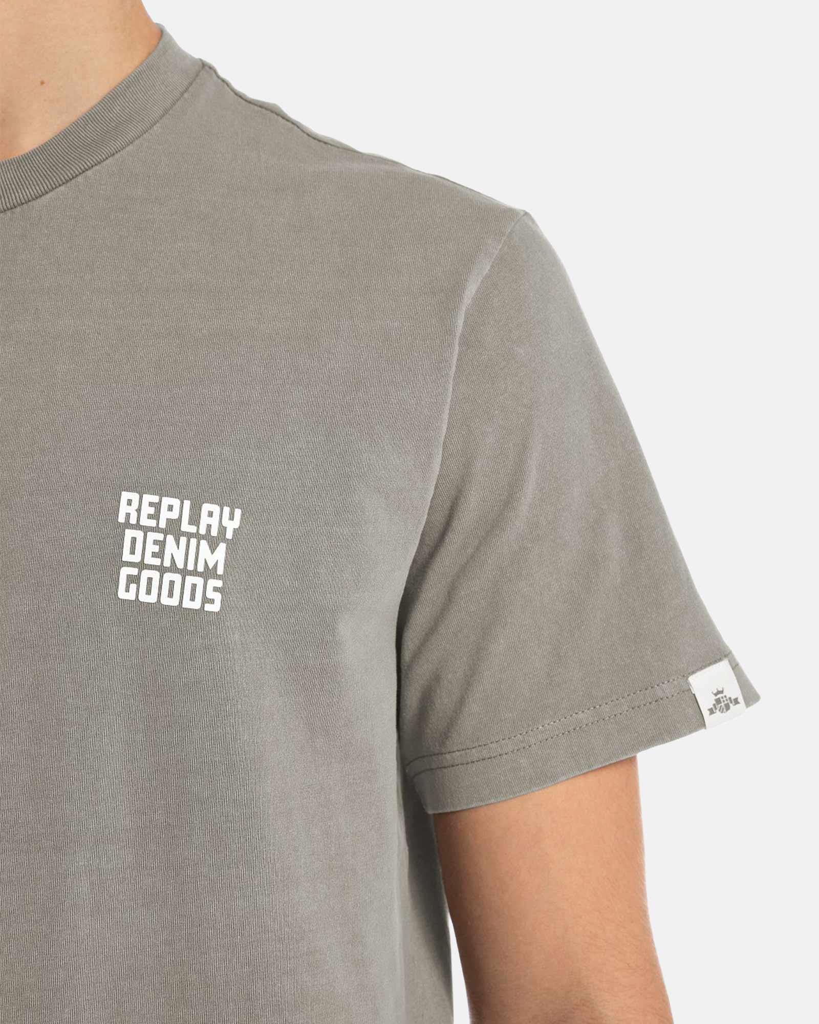 REPLAY M3238 .000.22662G T-SHIRT IN JERSEY WITH LOGO