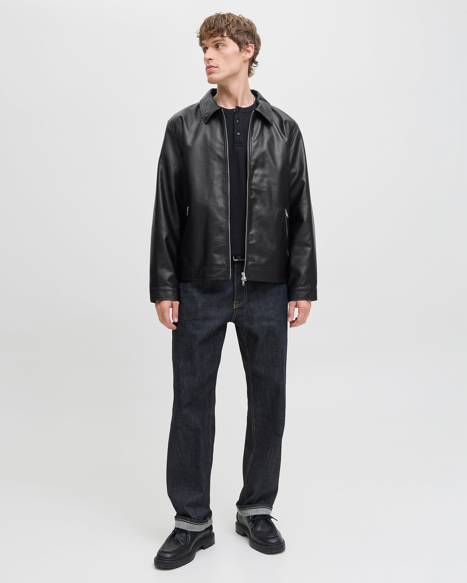 JACK & JONES JJECASABLANCA PU JACKET NOOS