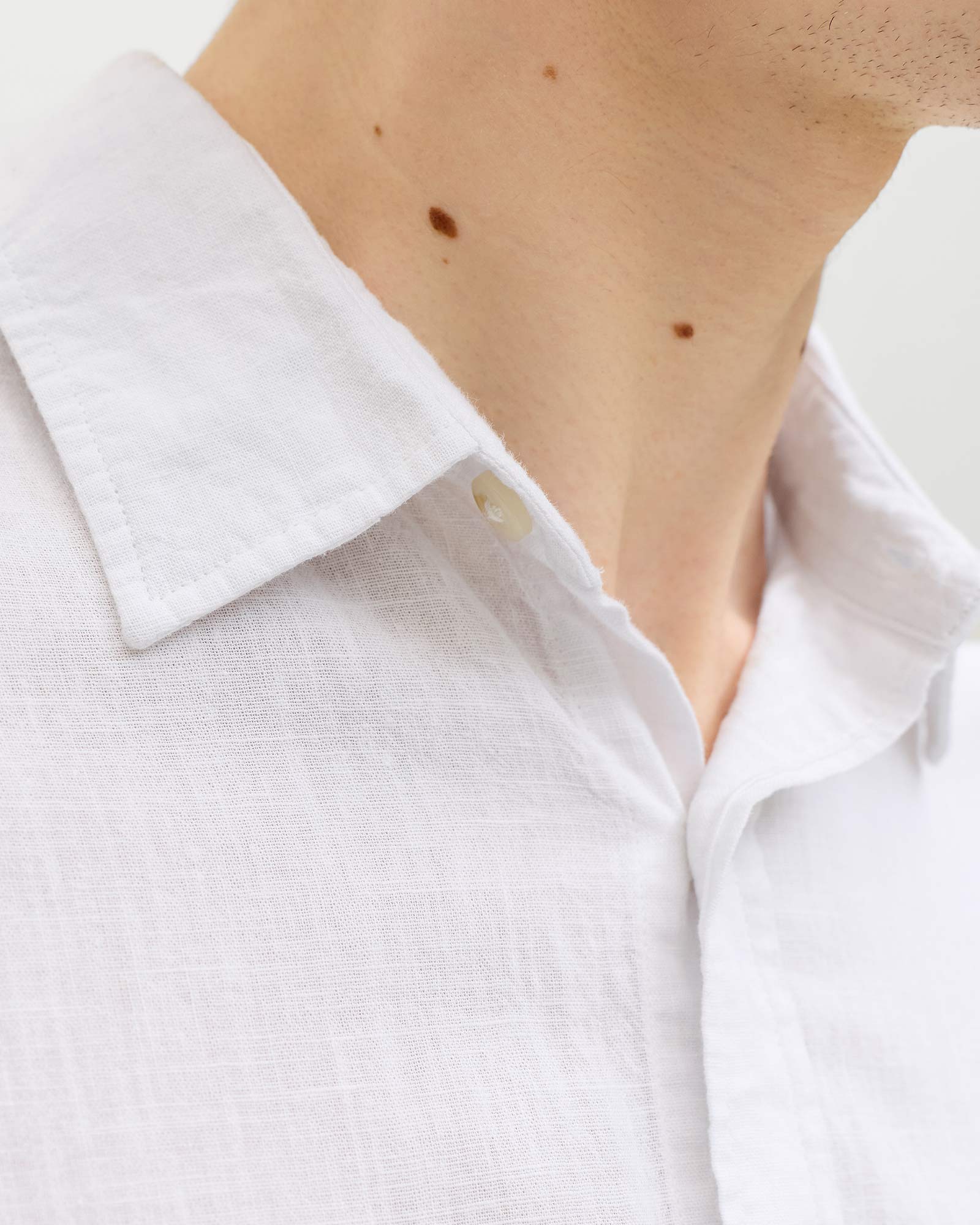 JACK & JONES ESSENTIALS JJESUMMER LINEN BLEND SHIRT L/S