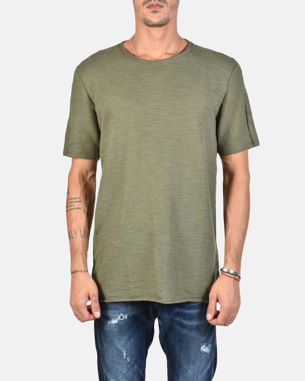 XAGON MAN T-shirt Oversize Cuciture a Contrasto