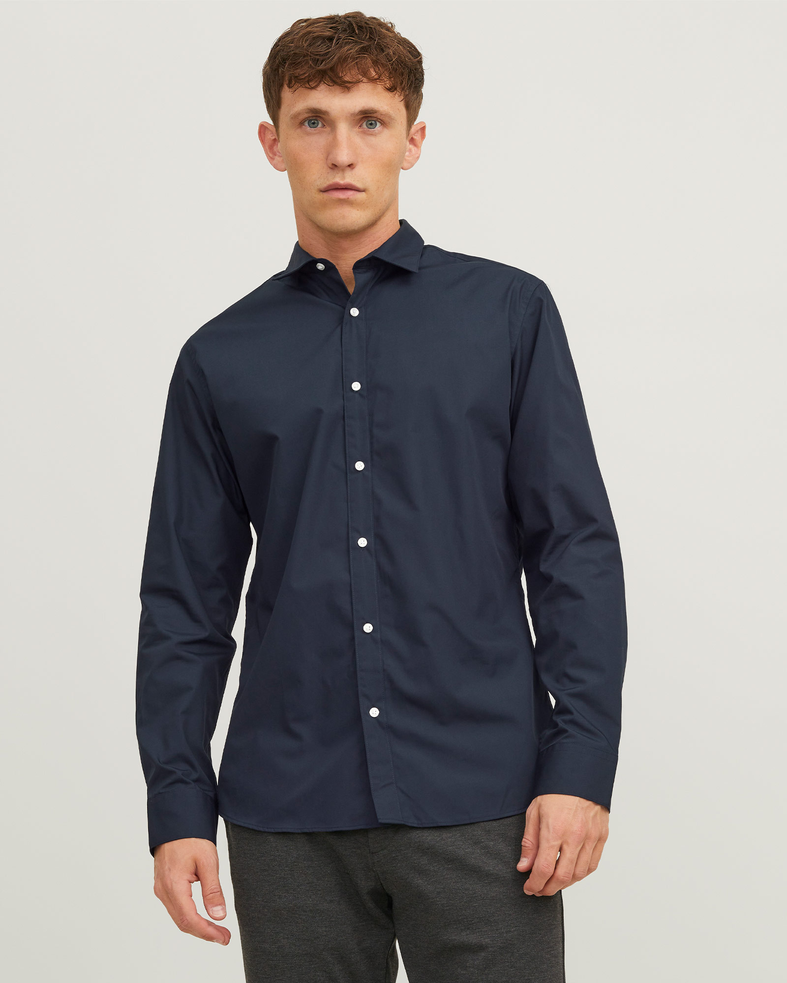 JACK & JONES JJJOE SHIRT LS PLAIN SHIRT