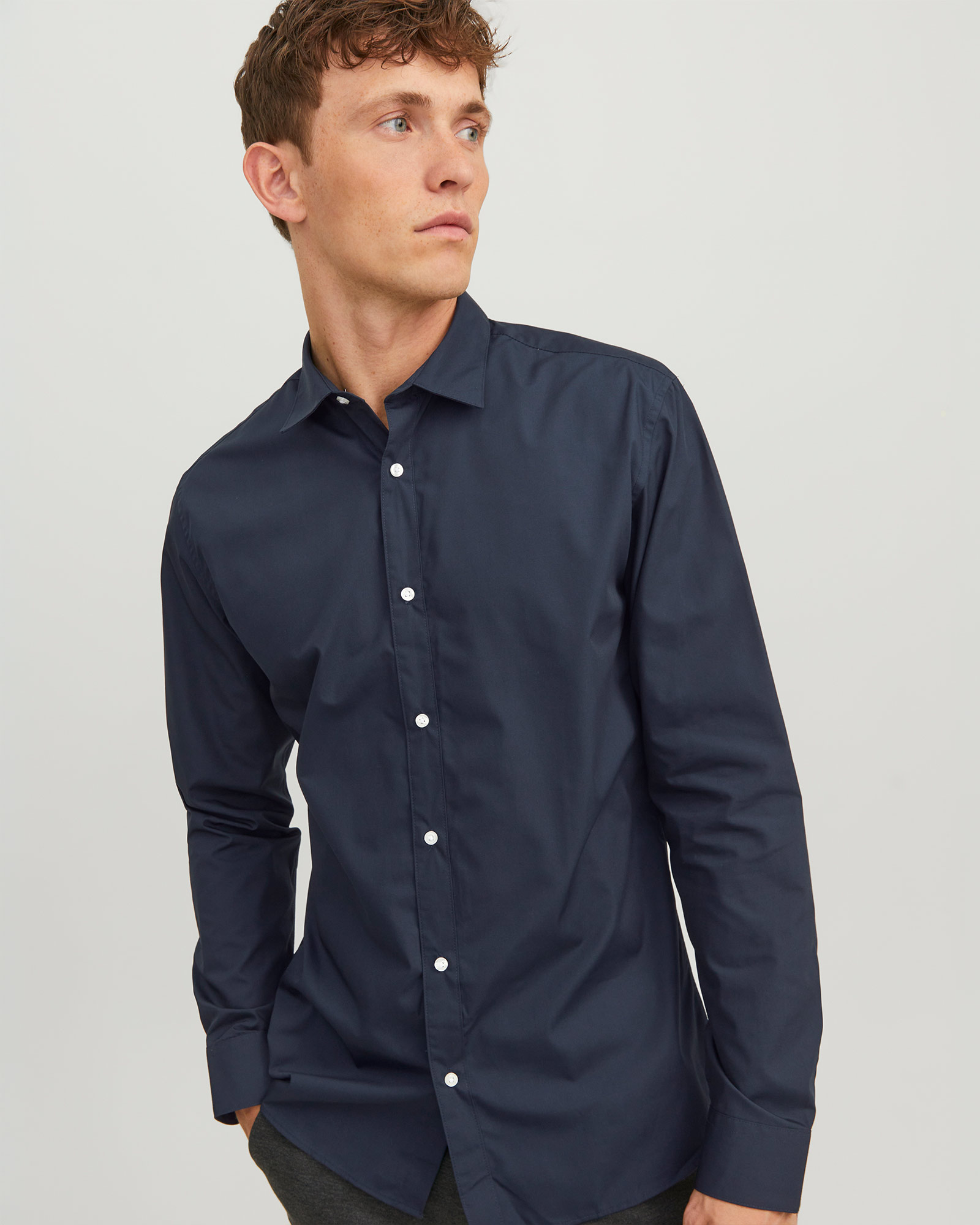 JACK & JONES JJJOE SHIRT LS PLAIN SHIRT