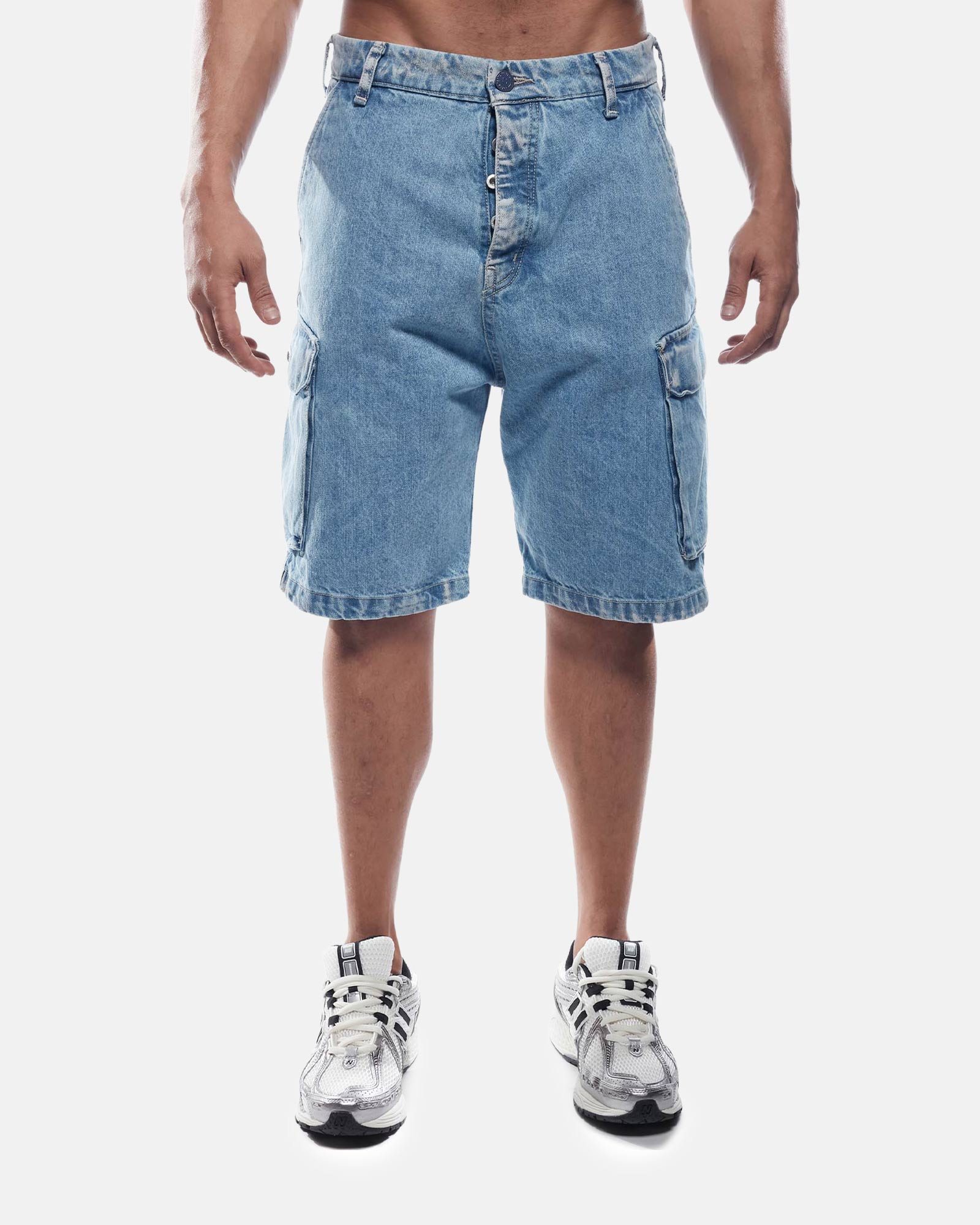 COVER LV895-32 V CARGO JEANS SHORTS