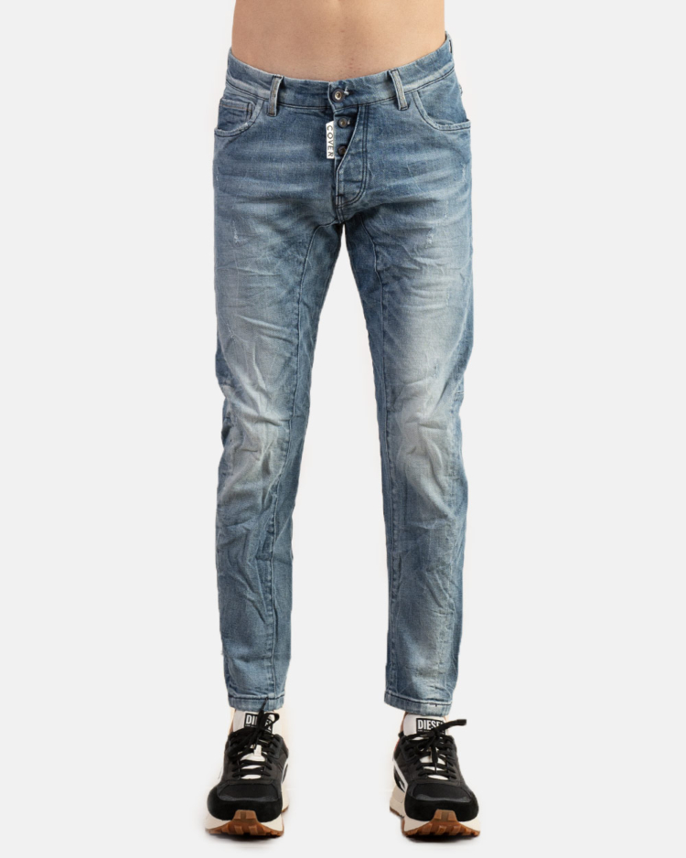 COVER Q2641-24 NEW BIKER JEANS