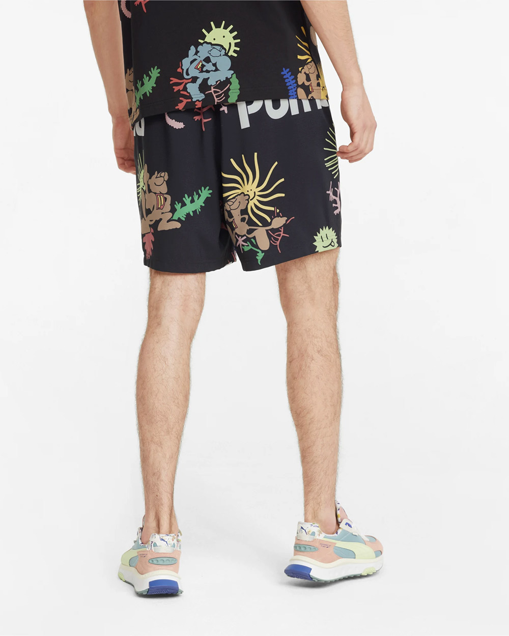 PUMA Adventure Planet Printed Men's Shorts