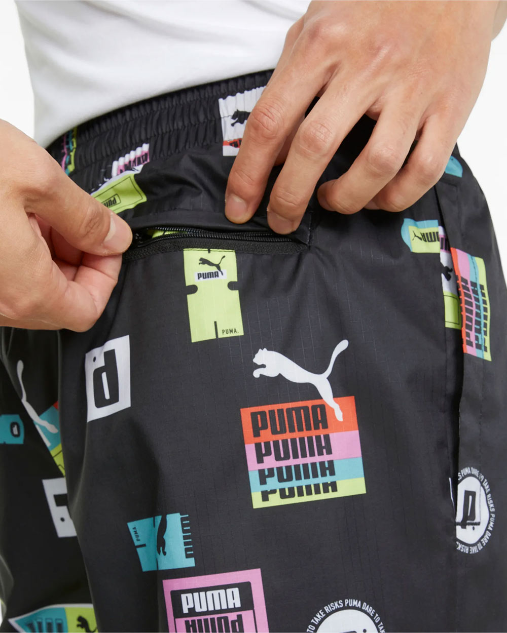 PUMA Brand Love Printed Men's Shorts
