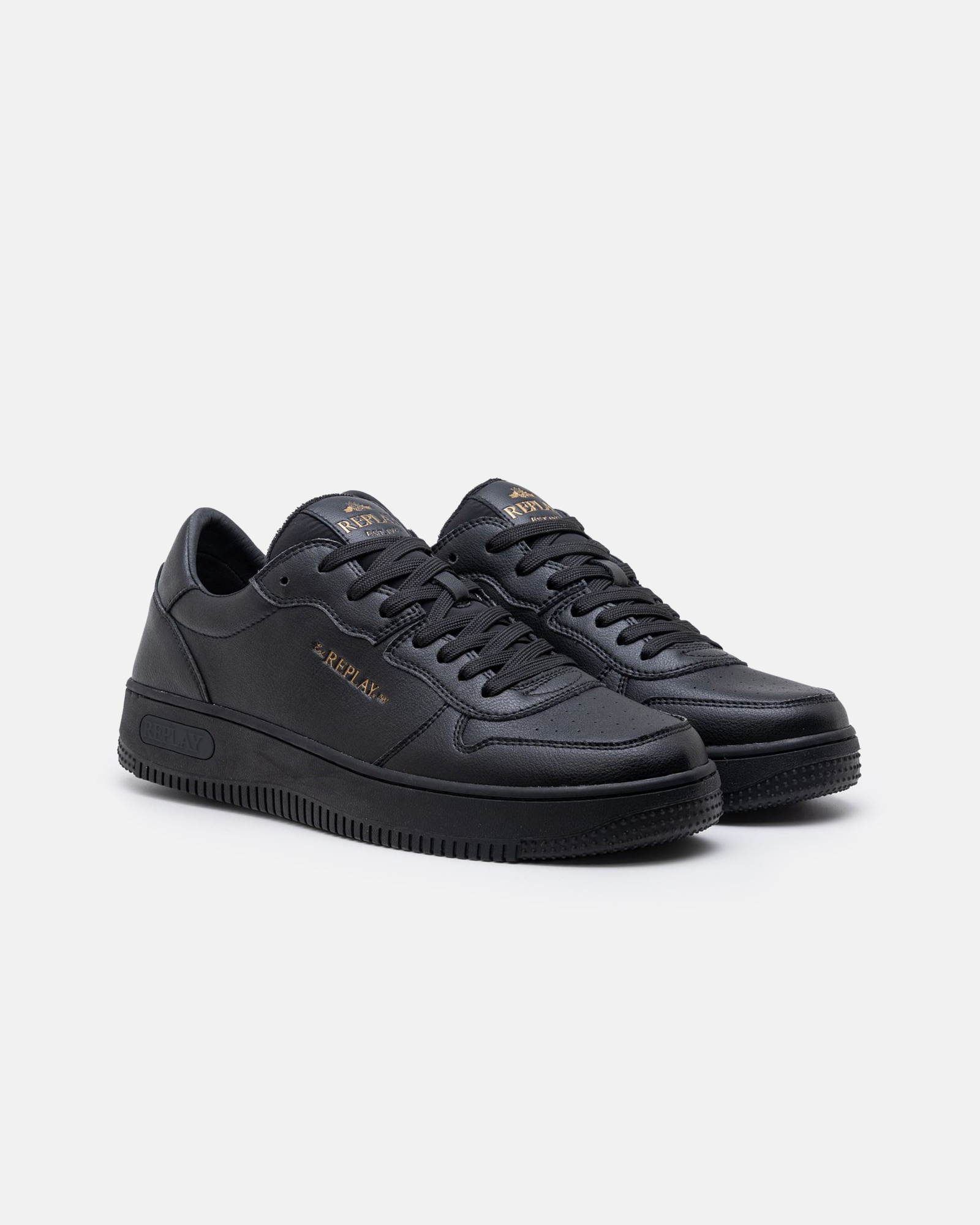 REPLAY LEATHER SHOES GMZ3G .000.C0045L