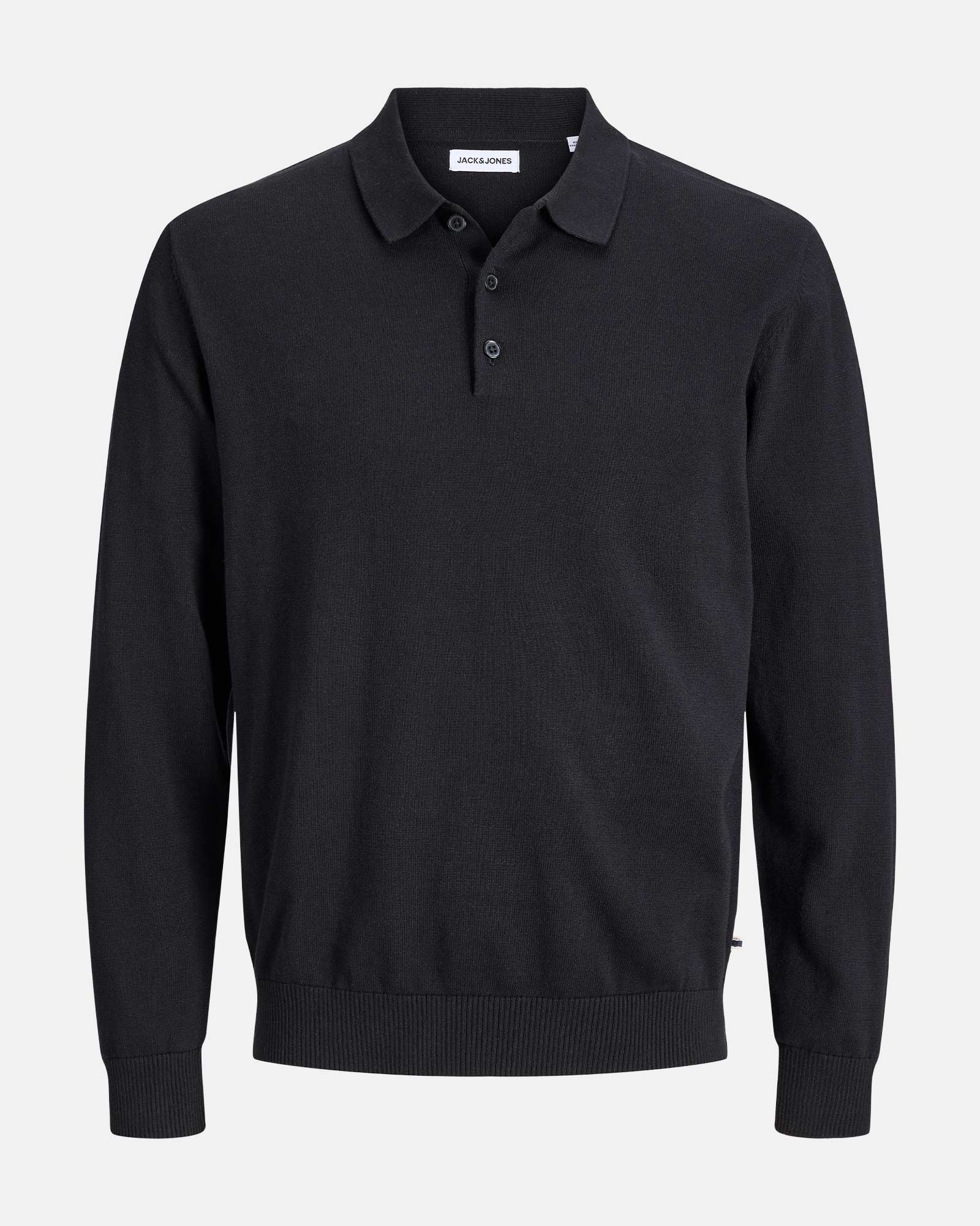 JACK & JONES ESSENTIALS JJEBASIC KNIT LS POLO SN