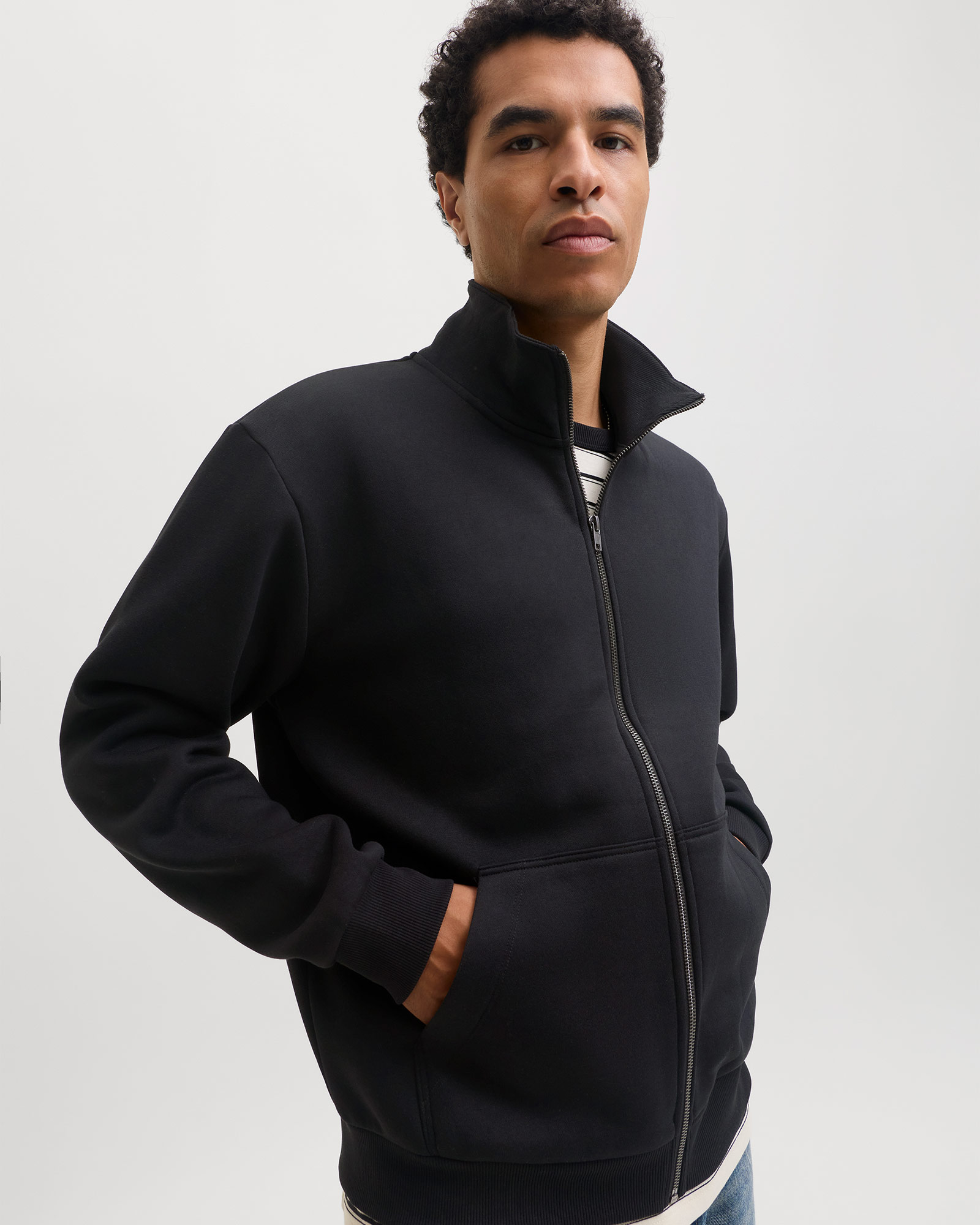 JACK & JONES ORIGINALS JJEBRADLEY SWEAT ZIP HN NOOS