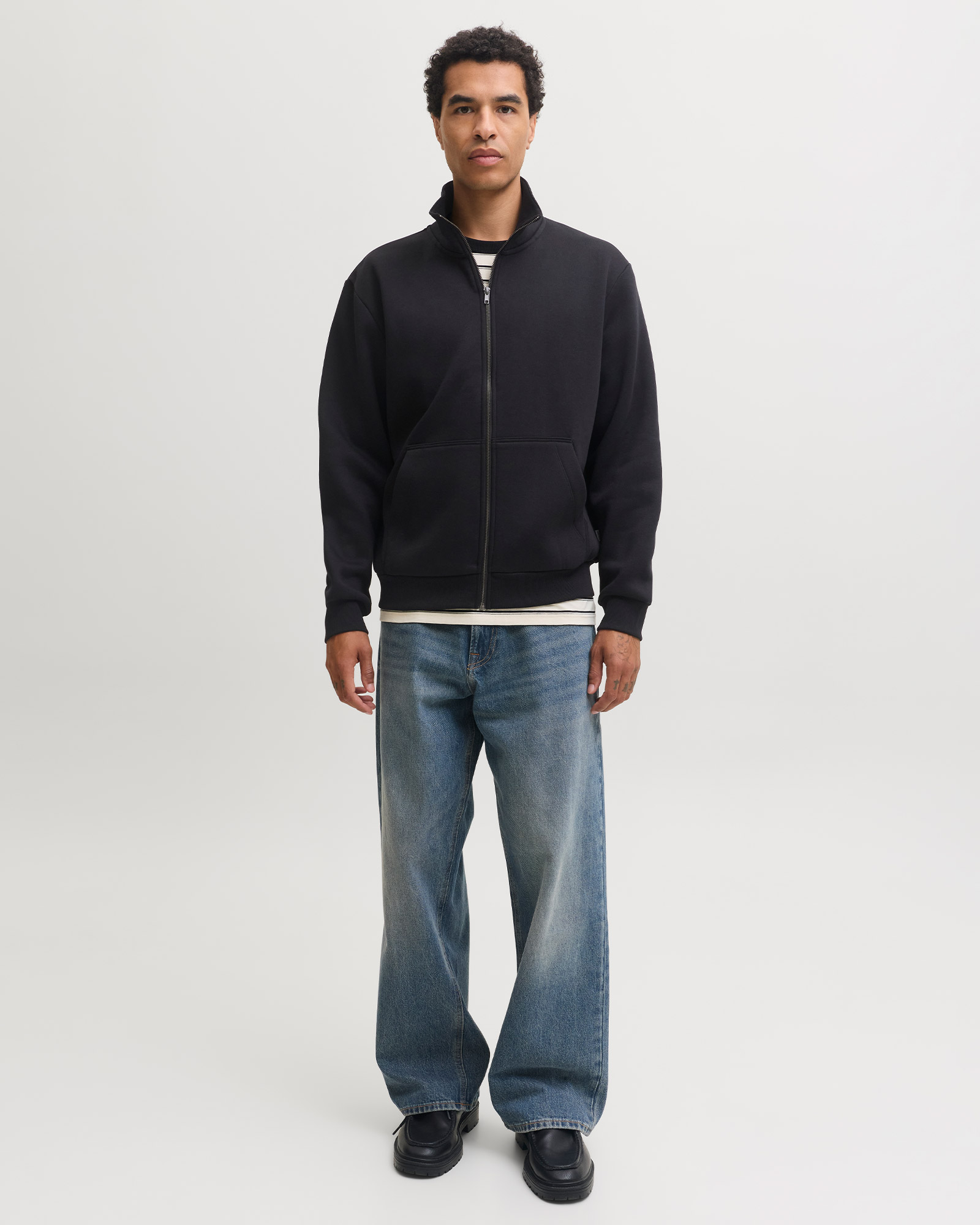 JACK & JONES ORIGINALS JJEBRADLEY SWEAT ZIP HN NOOS