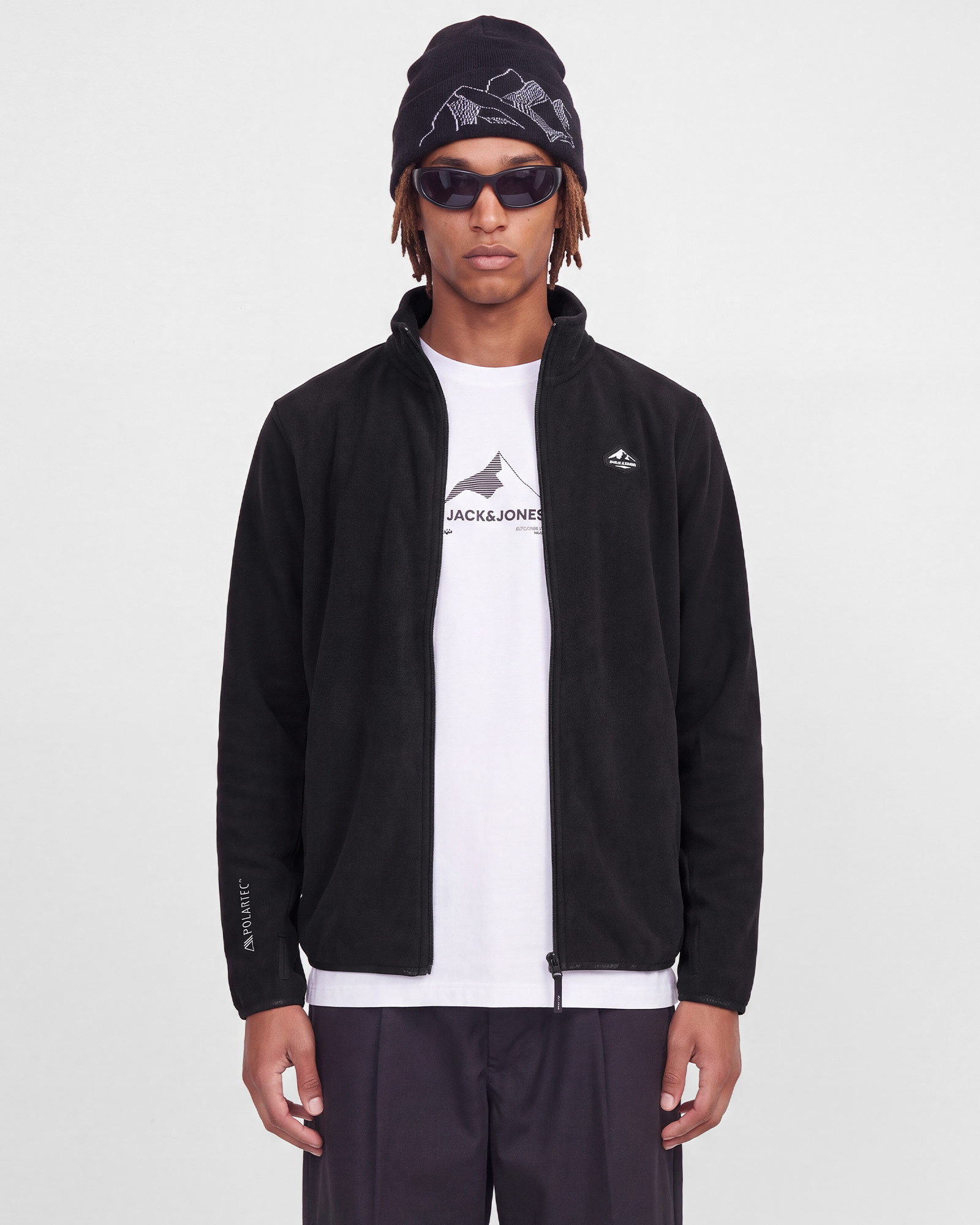 JACK & JONES CORE JJSTIGNES HIGH NECK FULL ZIP