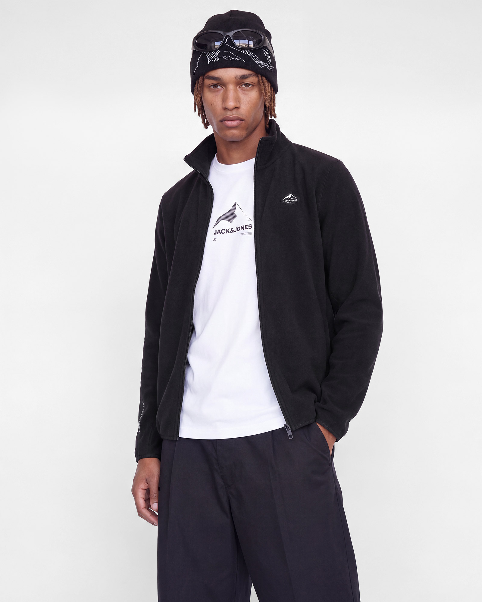 JACK & JONES CORE JJSTIGNES HIGH NECK FULL ZIP